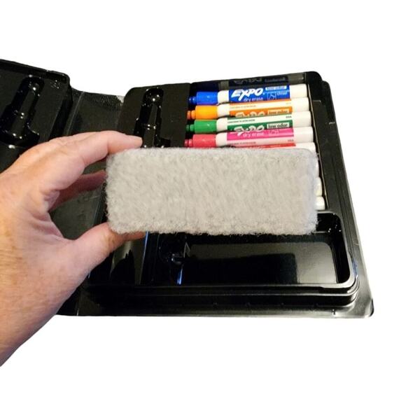 Expo Low Odor Dry Erase System Kit With Markers & Eraser Flawed - Picture 3 of 5